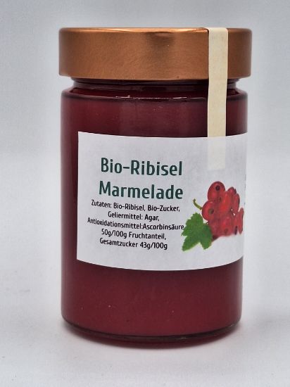Bild von BIO -  Ribisel Marmelade 420g