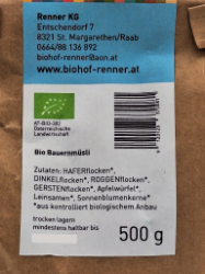 Picture of BIO - Bauernmüsli 0,4kg  