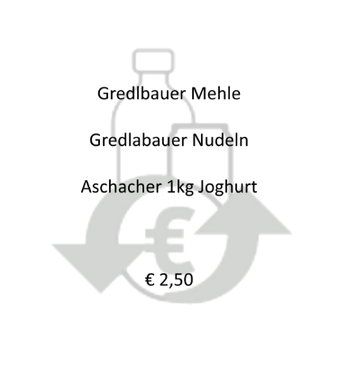 Bild von PFAND - € 2,5