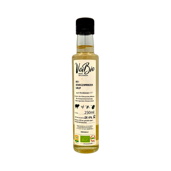 Bild von BIO -  Aroniasirup mit Orangenminze 0,25l 