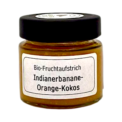 Bild von BIO -  Fruchtaufstrich 130g Indianerbanana Orange Ko 