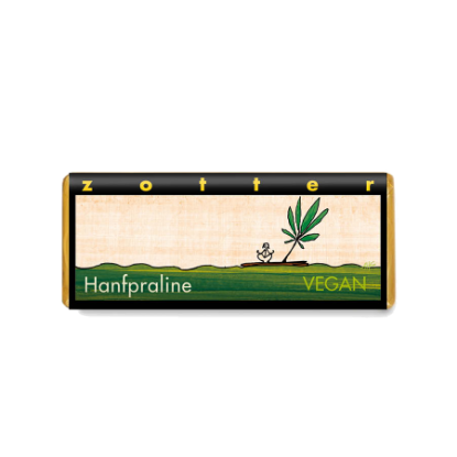 Picture of BIO - Zotter "handgeschöpft" Hanfpraline VEGAN 70g