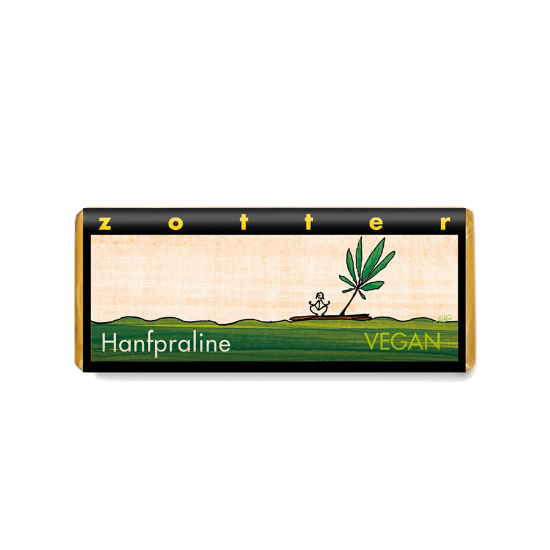 Bild von BIO -  Zotter Schokolade Hanfpraline 70g VEGAN