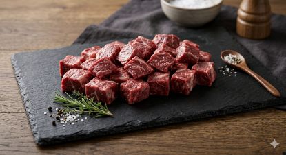 Bild von BIO -  R - Gulaschfleisch im Ganzen per kg 